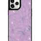 iPhone Leather Grip Case - Sketchy Flower & Butterfly 2.0