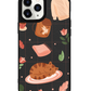 iPhone Leather Grip Case - Sleepy Autumn