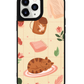 iPhone Leather Grip Case - Sleepy Autumn