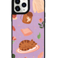 iPhone Leather Grip Case - Sleepy Autumn