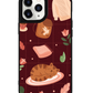 iPhone Leather Grip Case - Sleepy Autumn