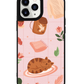 iPhone Leather Grip Case - Sleepy Autumn