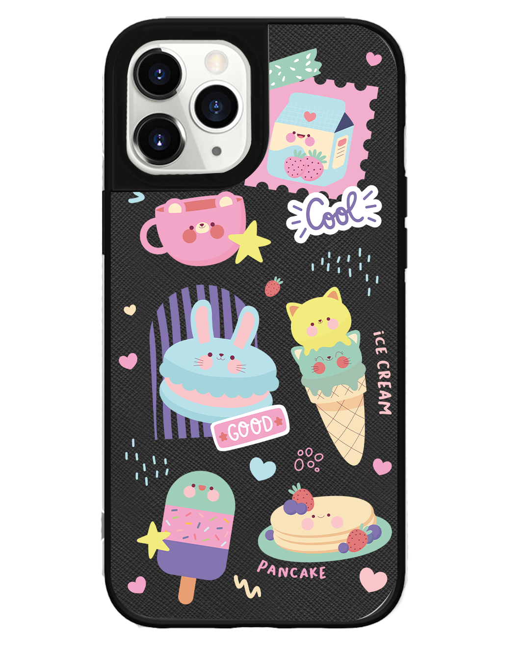 iPhone Leather Grip Case - Sweet Cafe