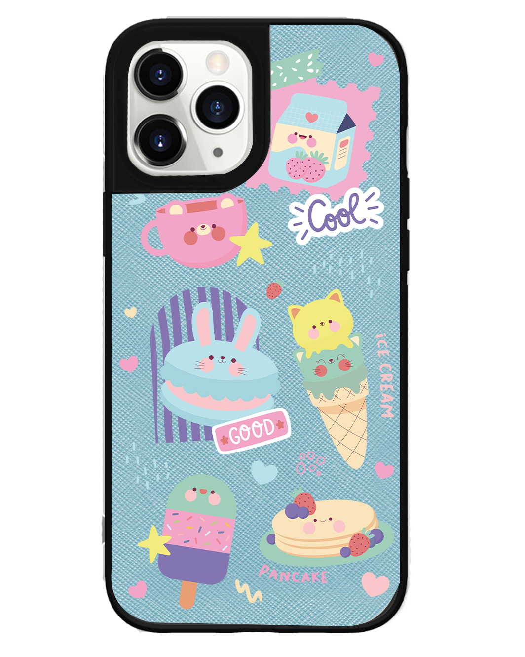 iPhone Leather Grip Case - Sweet Cafe