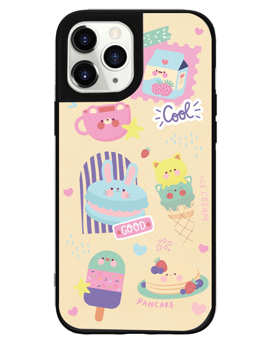 iPhone Leather Grip Case - Sweet Cafe