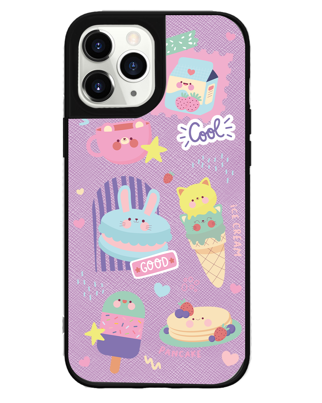 iPhone Leather Grip Case - Sweet Cafe