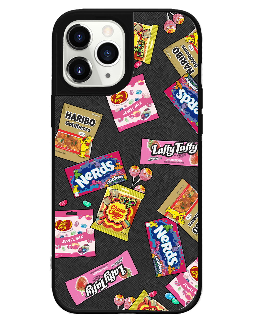 iPhone Leather Grip Case - Sweets & Gummies