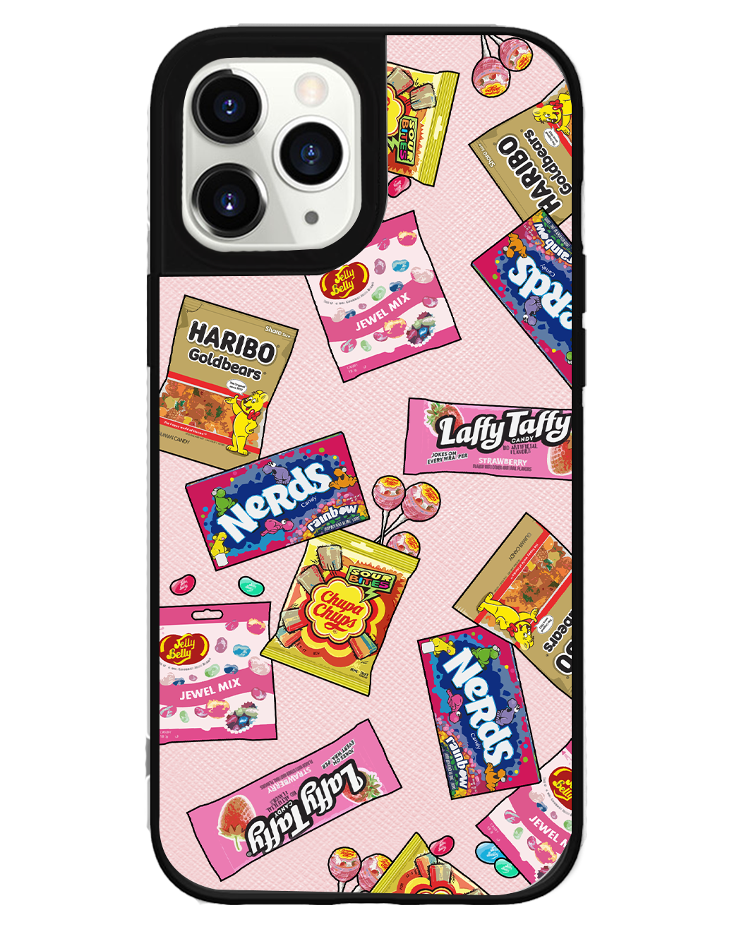 iPhone Leather Grip Case - Sweets & Gummies