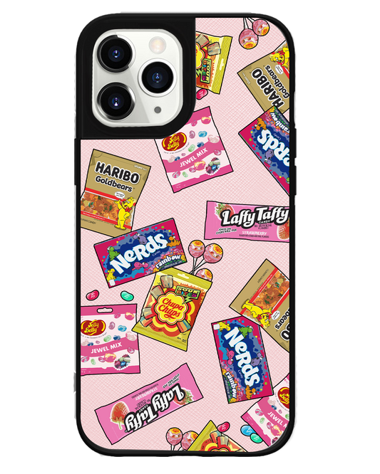 iPhone Leather Grip Case - Sweets & Gummies