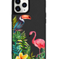 iPhone Leather Grip Case - Tropical