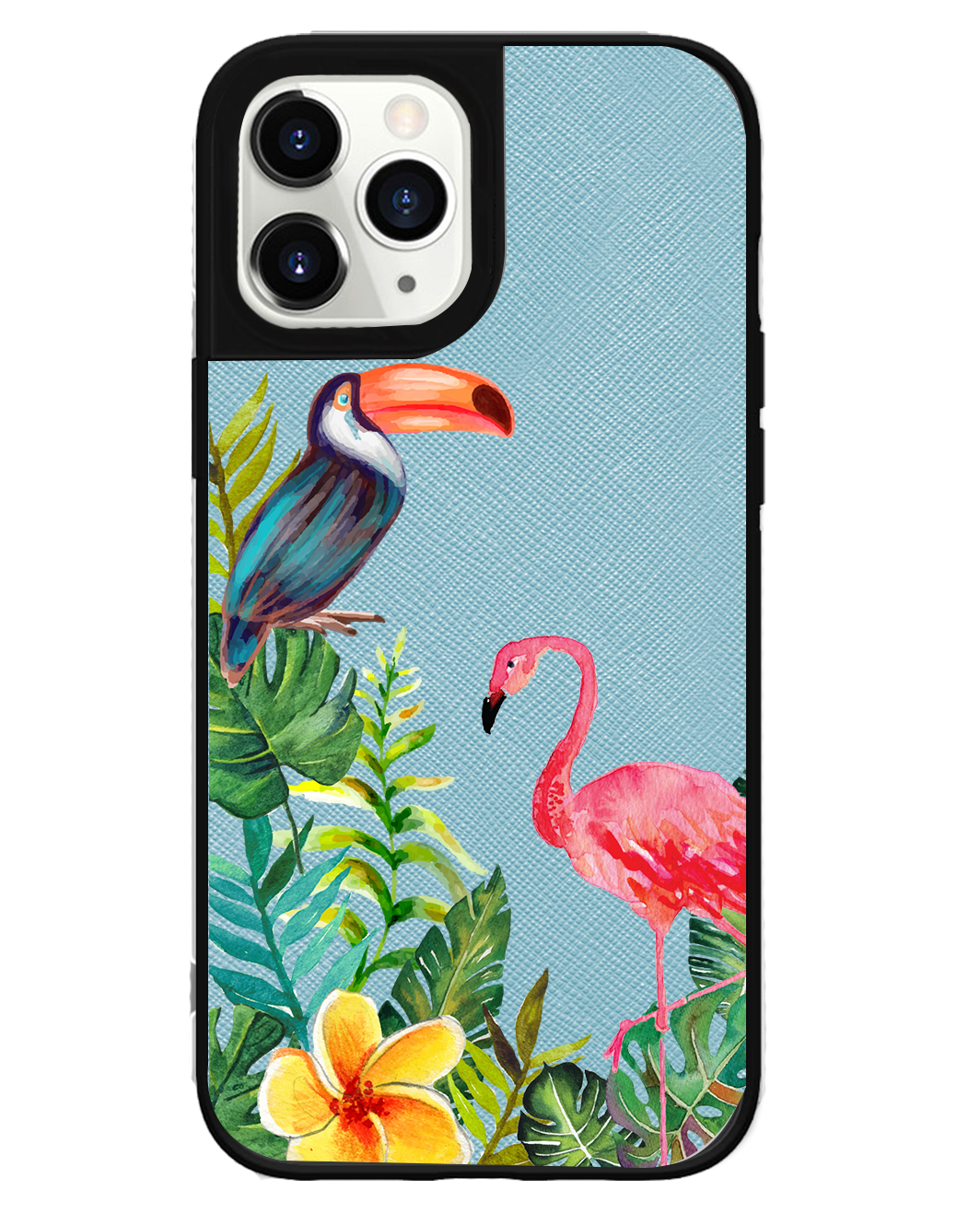 iPhone Leather Grip Case - Tropical