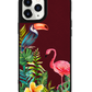 iPhone Leather Grip Case - Tropical