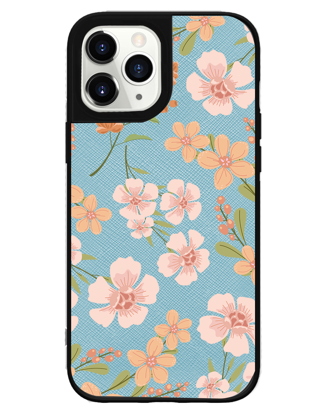 iPhone Leather Grip Case - Vinca