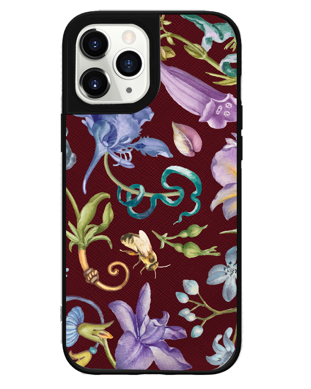 iPhone Leather Grip Case - Violetta