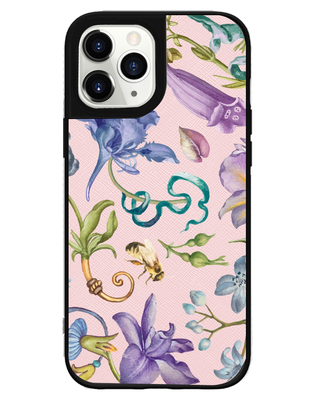 iPhone Leather Grip Case - Violetta