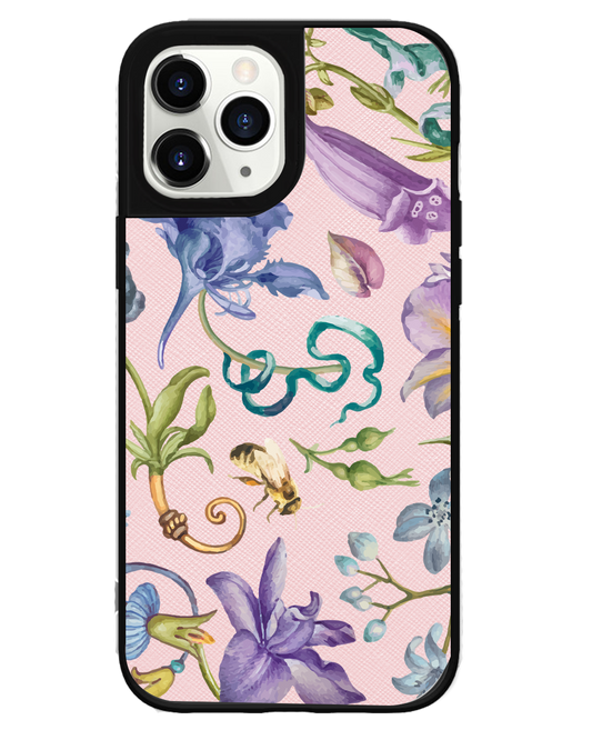 iPhone Leather Grip Case - Violetta