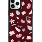 iPhone Leather Grip Case - Wild Flower