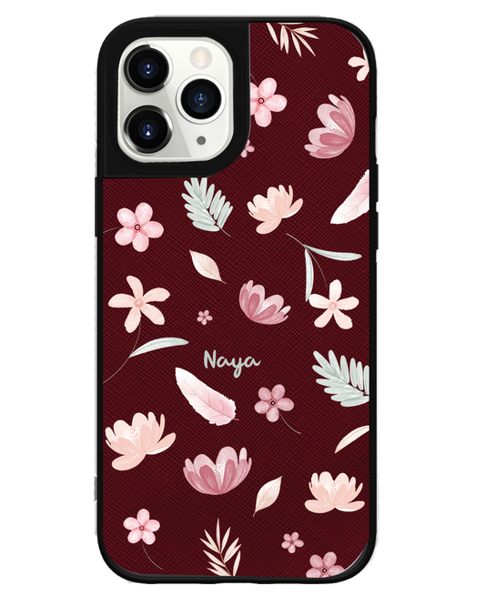 iPhone Leather Grip Case - Wild Flower