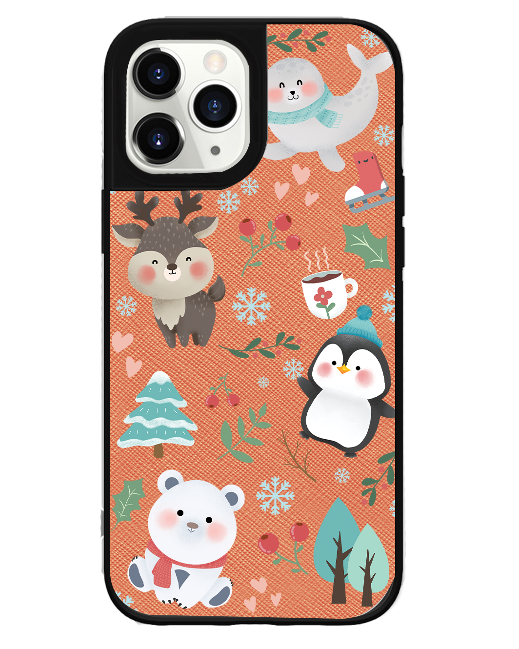 iPhone Leather Grip Case - Winter