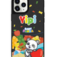 iPhone Leather Grip Case - Yipi Baby Panda