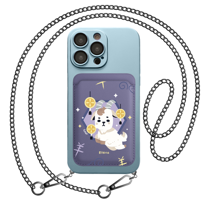 iPhone Magnetic Wallet Silicone Case - Goat
