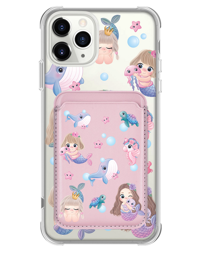 iPhone Magnetic Wallet Case - Little Mermaid