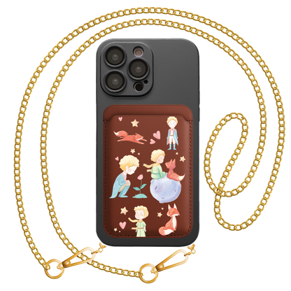 iPhone Magnetic Wallet Silicone Case - Little Prince & Fox