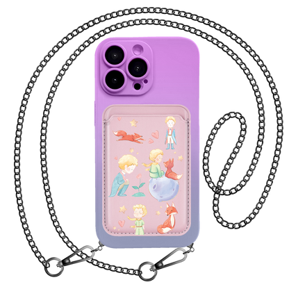 iPhone Magnetic Wallet Silicone Case - Little Prince & Fox