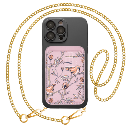 iPhone Magnetic Wallet Silicone Case - Lovebird 13.0
