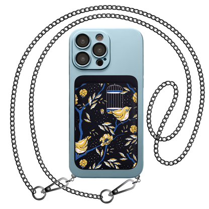 iPhone Magnetic Wallet Silicone Case - Lovebird 16.0