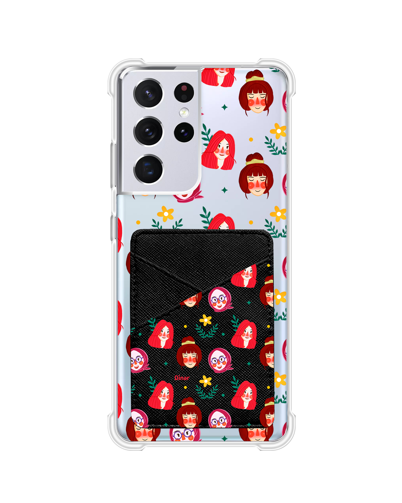 Android Phone Wallet Case - Lovely Faces