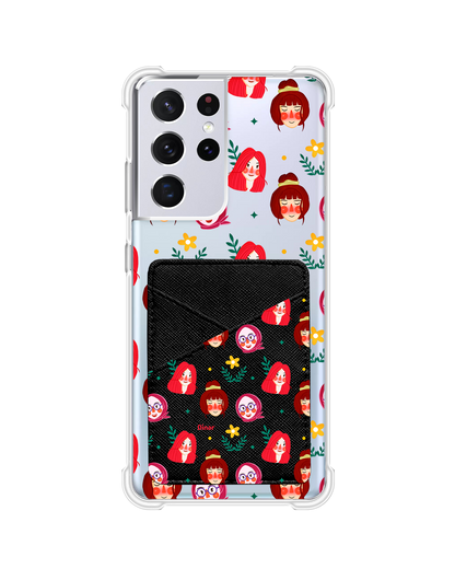 Android Phone Wallet Case - Lovely Faces
