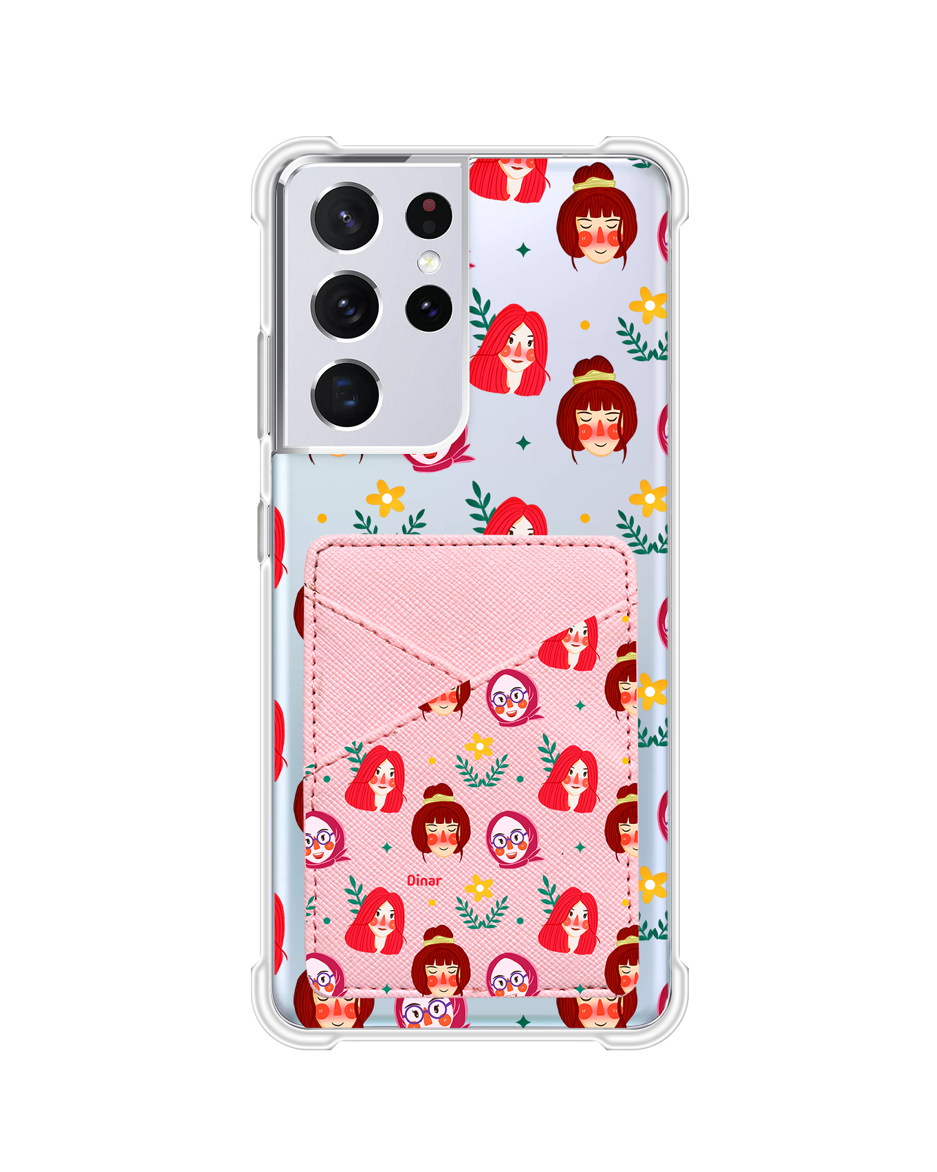 Android Phone Wallet Case - Lovely Faces