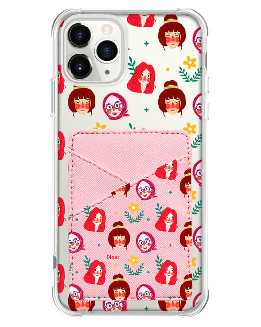 iPhone Phone Wallet Case - Lovely Faces