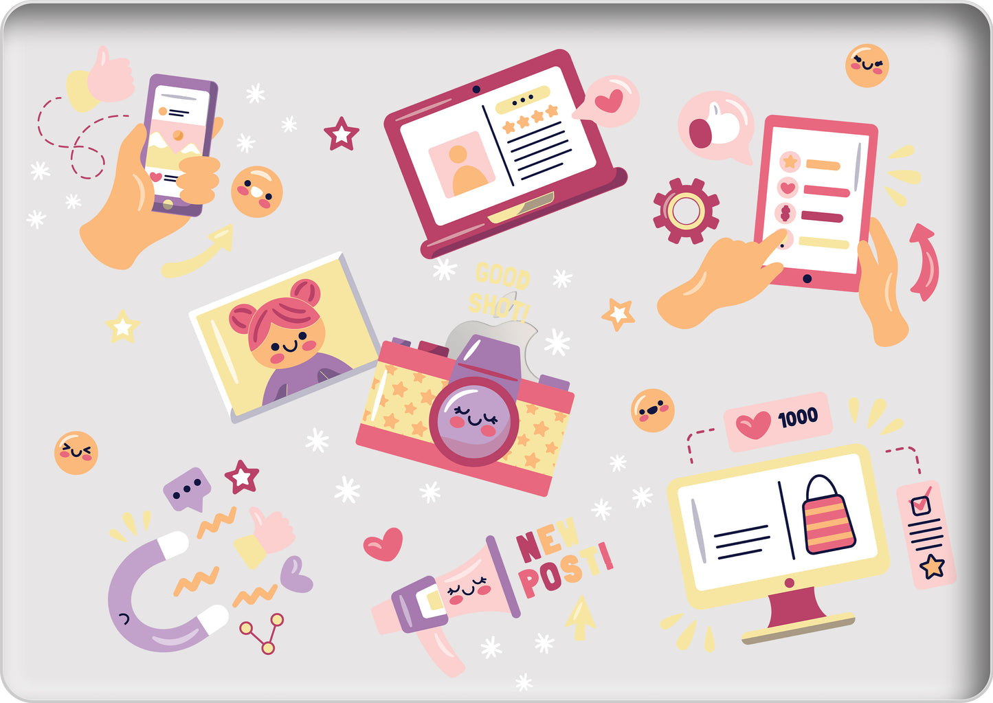MacBook Snap Case - Content Creator