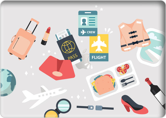 Macbook Snap Case - Stewardess or Flight Attendant
