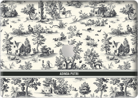 Macbook Snap Case - Toile du Juoy Chalet