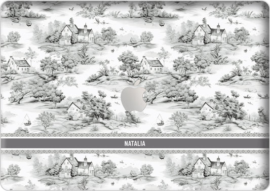 Macbook Snap Case - Toile du Juoy Boat House