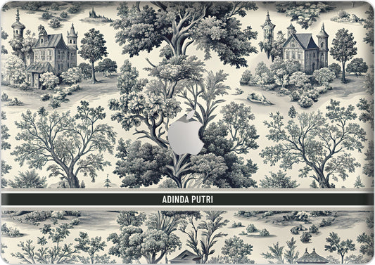 Macbook Snap Case - Toile du Juoy Chateau