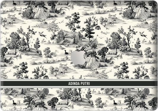 Macbook Snap Case - Toile du Juoy Faune