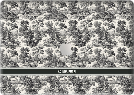 Macbook Snap Case - Toile du Juoy Nature