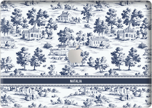 Macbook Snap Case - Toile du Juoy Village
