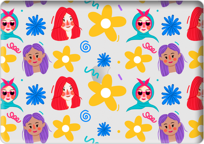 MacBook Snap Case - Daisy Faces