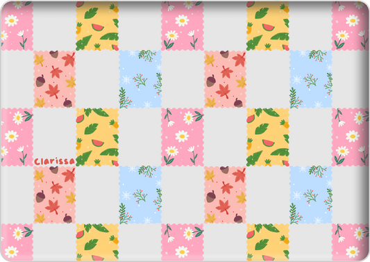 MacBook Snap Case - Four Seasons Stamps