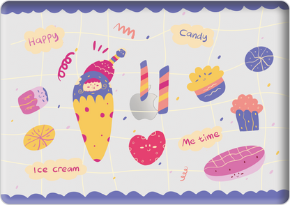 MacBook Snap Case - Candy Doodle