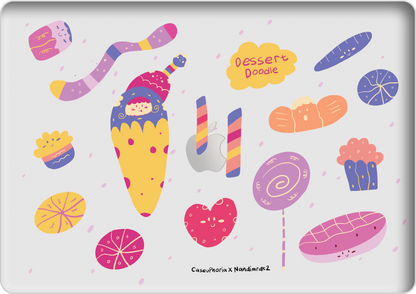 MacBook Snap Case - Dessert Doodle