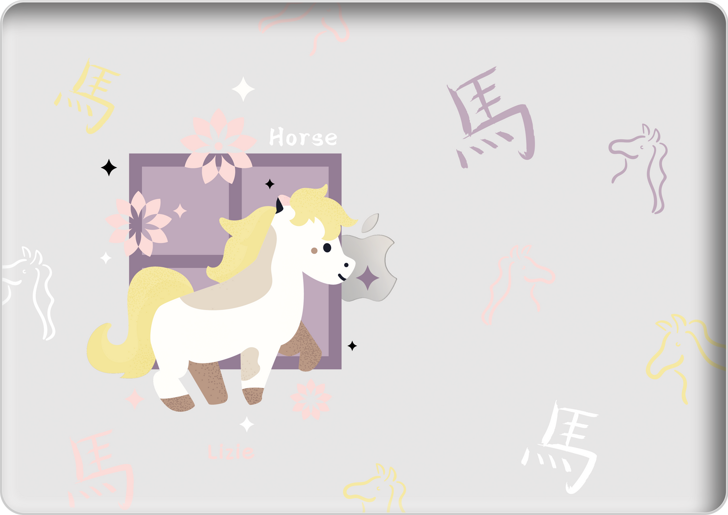 MacBook Snap Case - Horse (Chinese Zodiac / Shio)