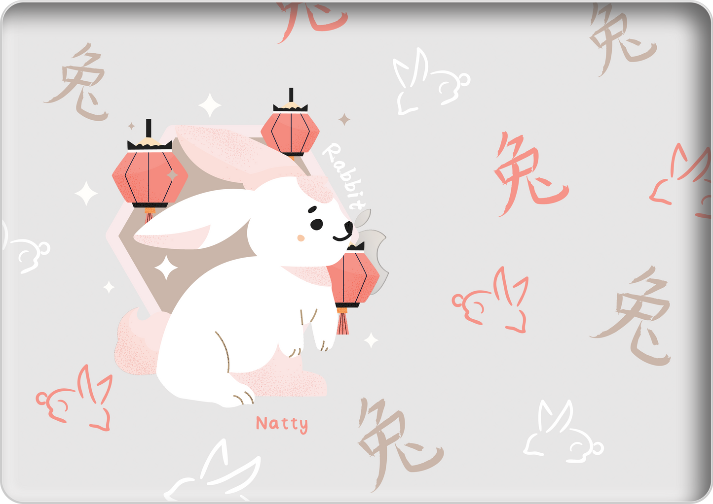 MacBook Snap Case - Rabbit (Chinese Zodiac / Shio)