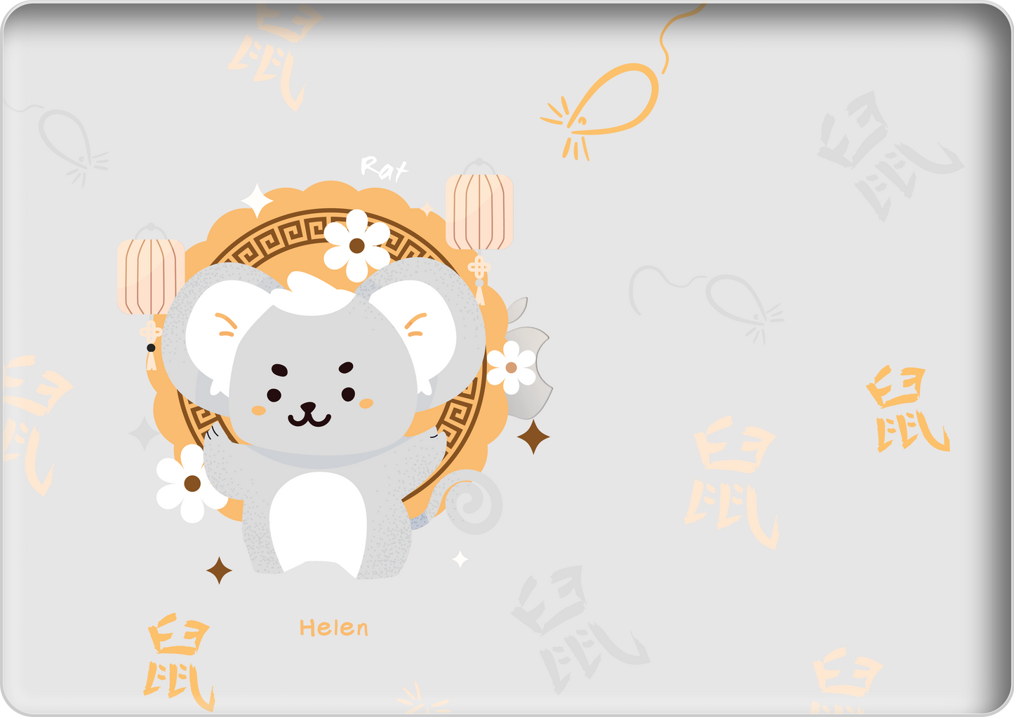 MacBook Snap Case - Rat (Chinese Zodiac / Shio)