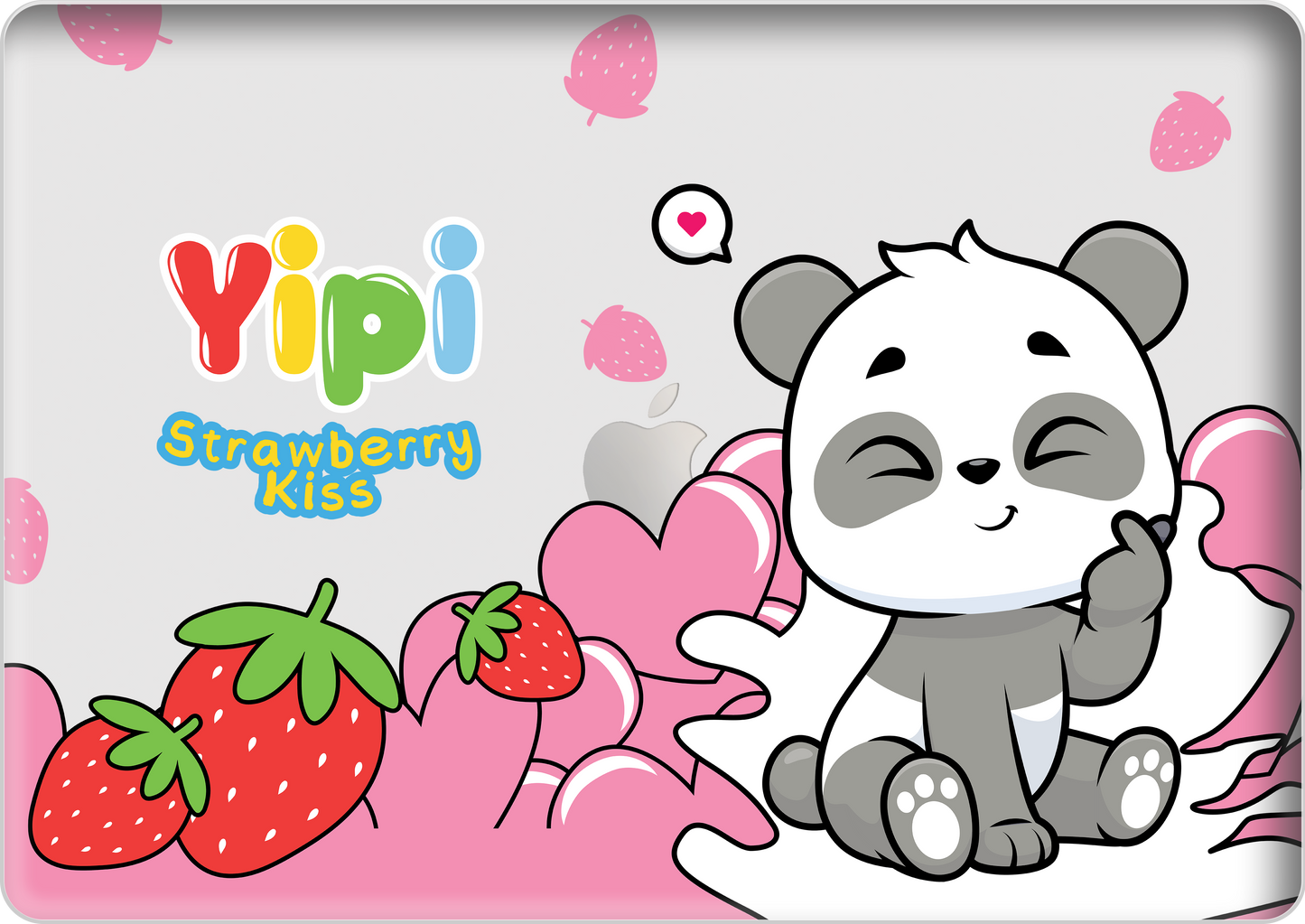 MacBook Snap Case - Yipi Strawberry Kiss